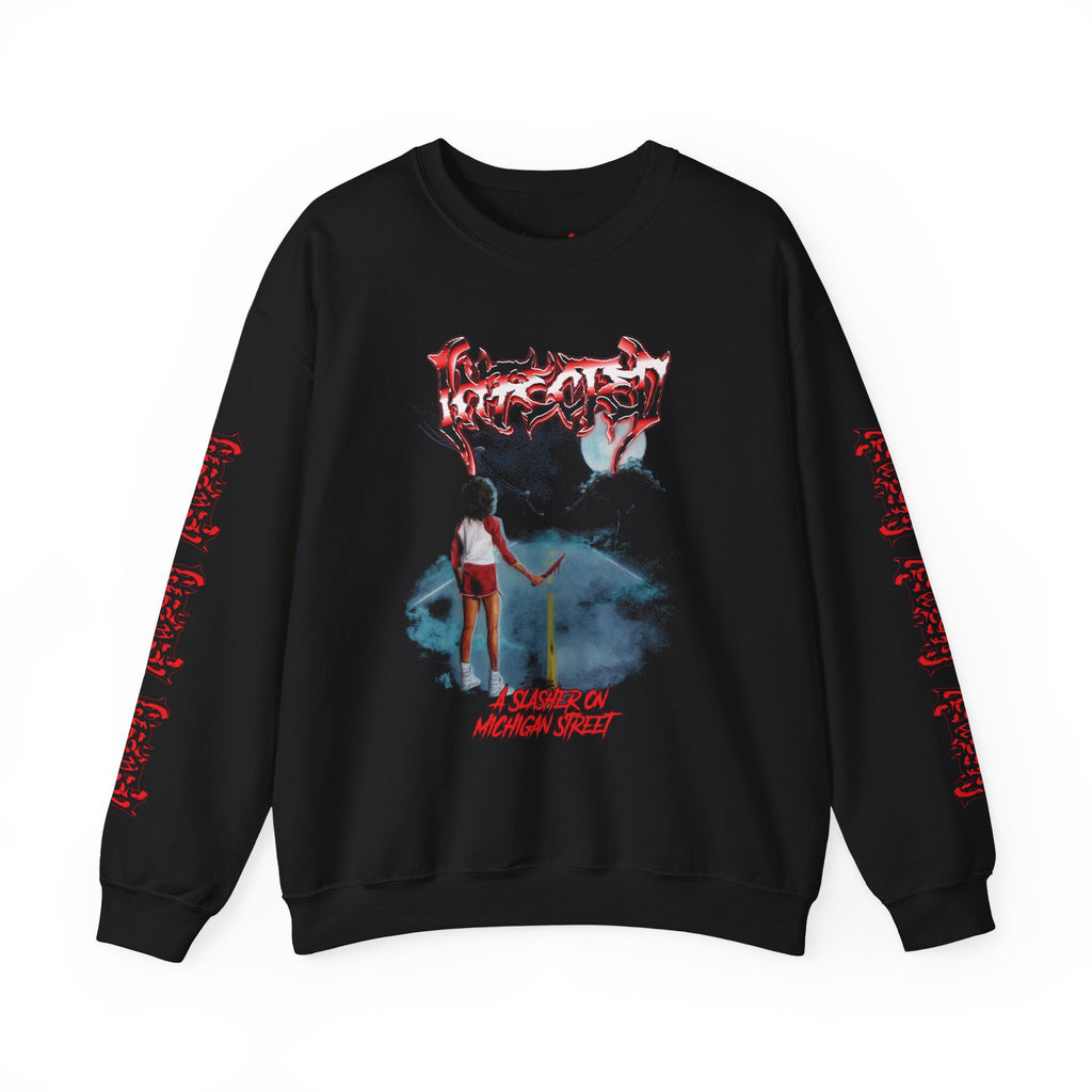 A Slasher On Michigan Street, Crewneck Sweatshirt