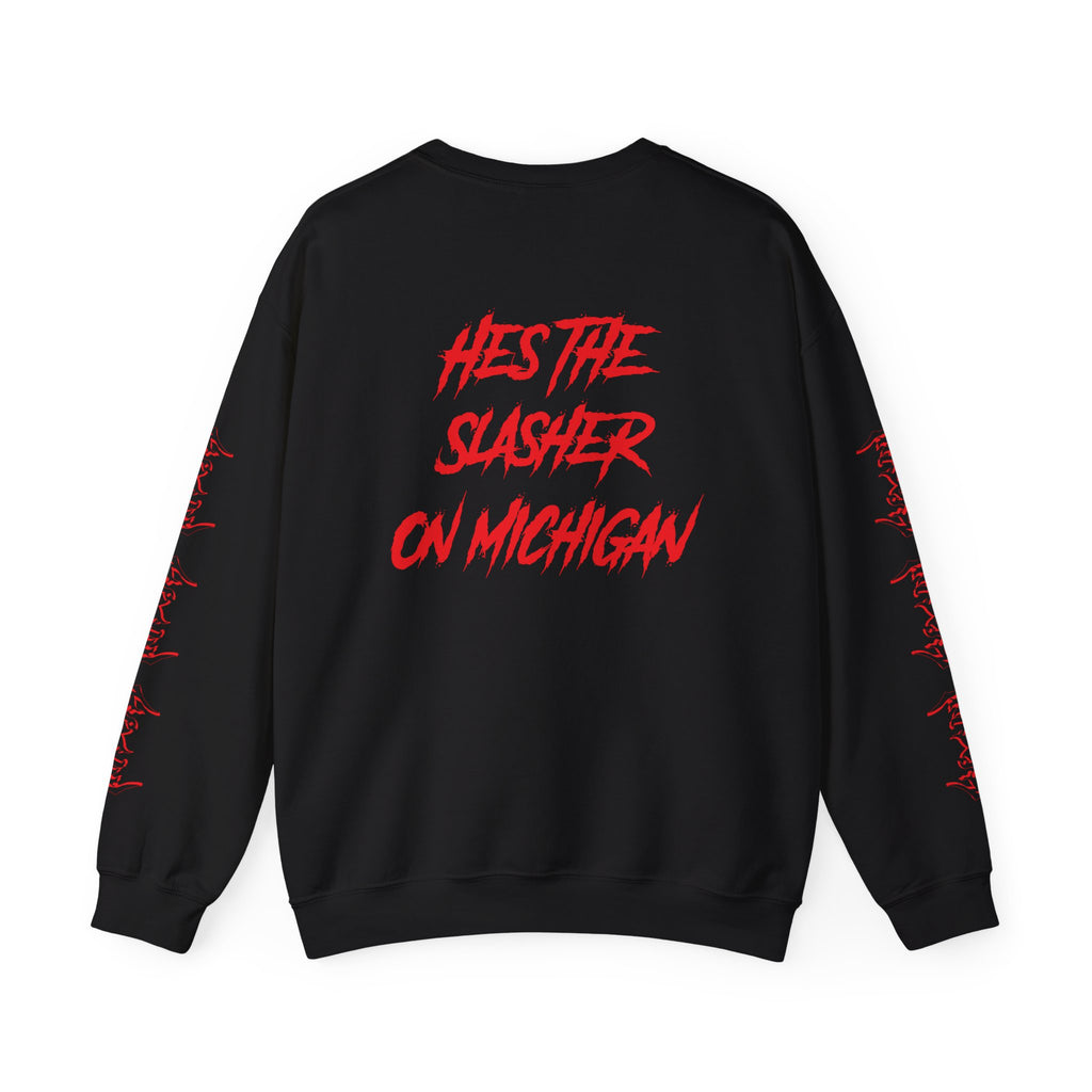 A Slasher On Michigan Street, Crewneck Sweatshirt